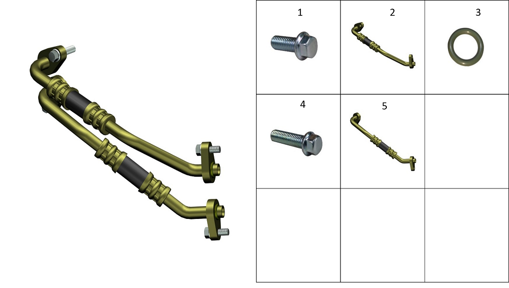 Трубки маслоохладителя