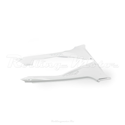 Боковые обтекатели центральные (пара) KAYO T2 ENDURO, T4 (2020) белые