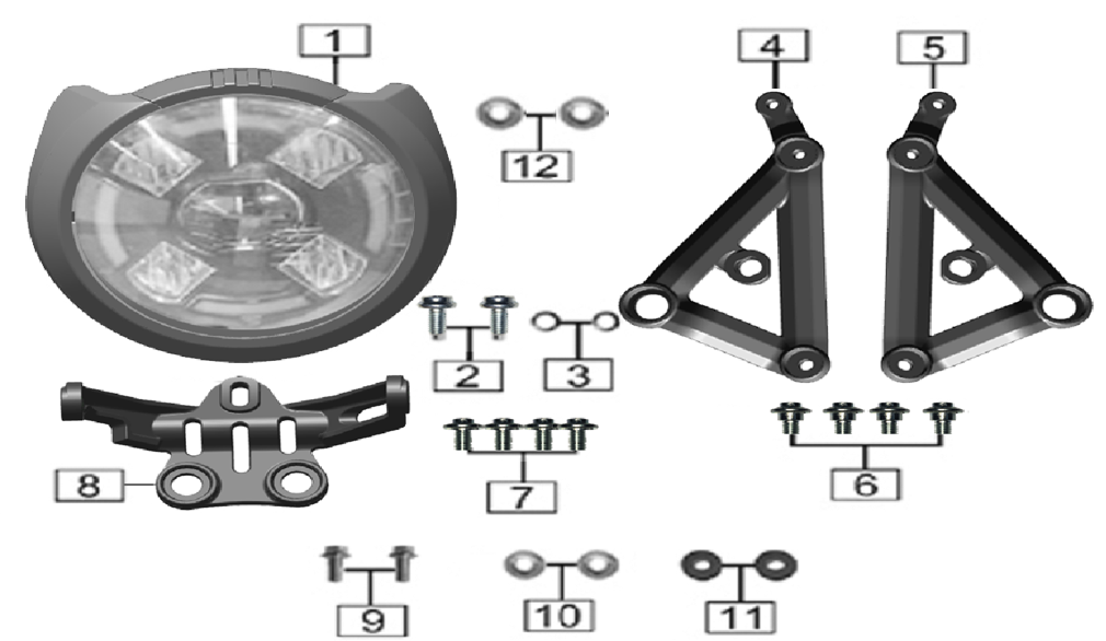 Фара головного света