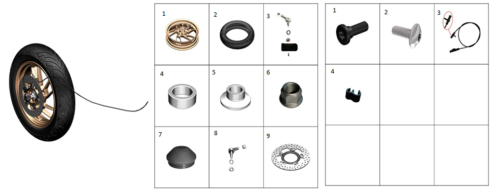 Колесо заднее