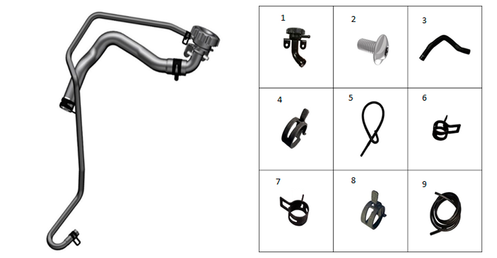 Заливная горловина радиатора