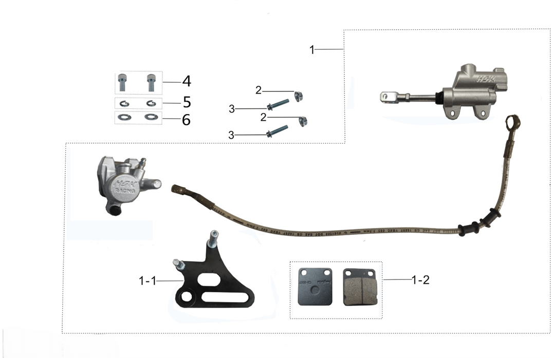 Задняя тормозная система