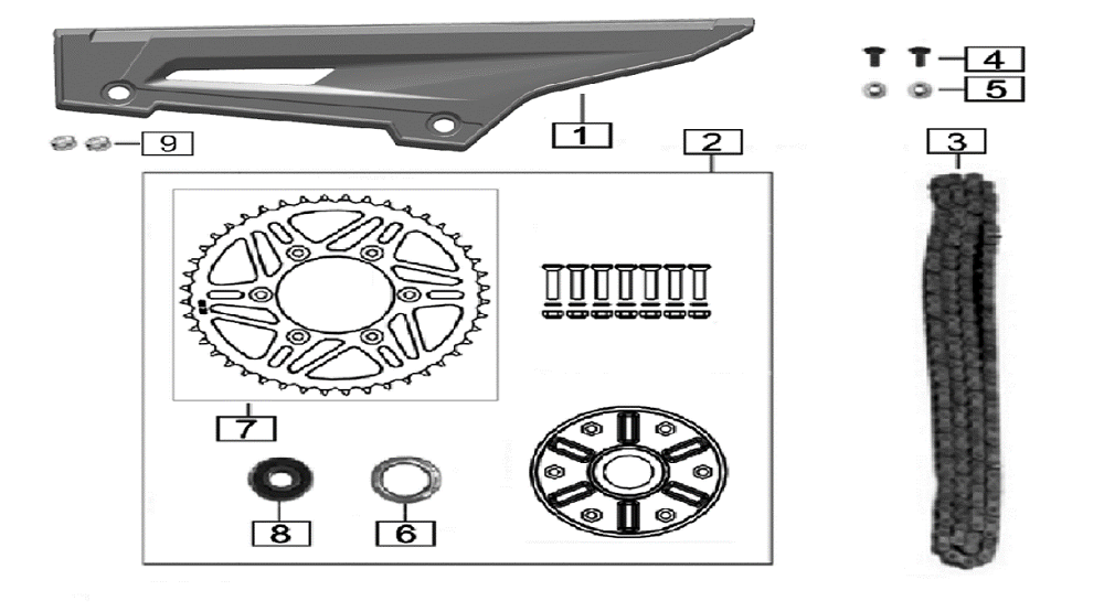 Цепь, звезда