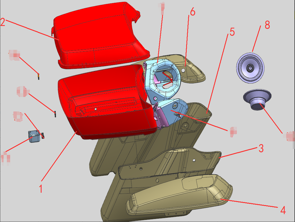 Кофры задние
