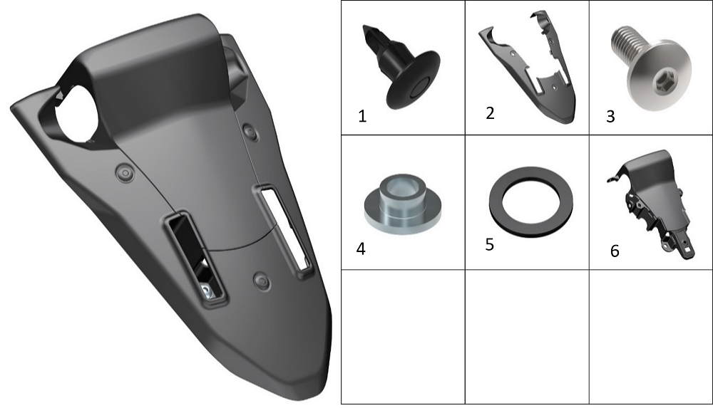ДДекоративная накладка электропривода стекла