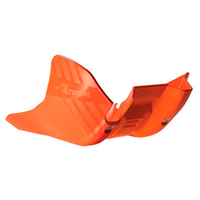 Защита двигателя R-TECH (пластик) KTM SX/EXC/XC-W 250/300 17-18  (оранжевый, , 3800296-185-7086)