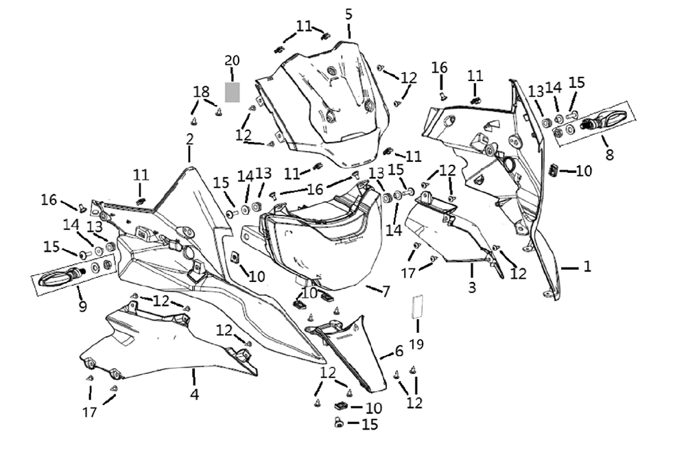 Фара, пластик фары