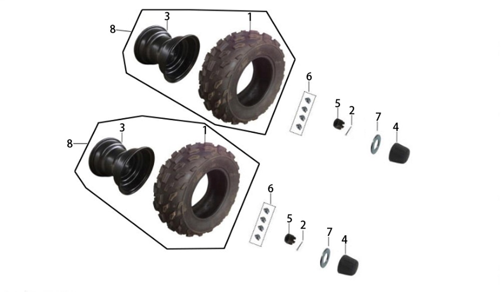 Заднее колесо