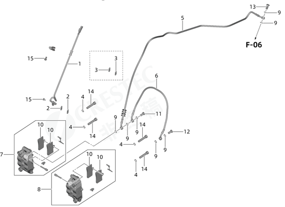 Передняя тормозная система