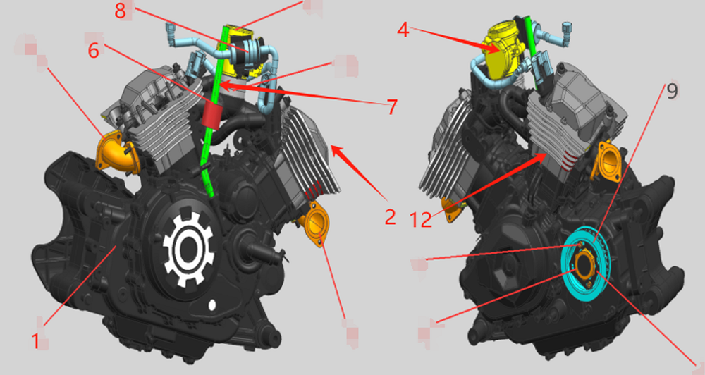 Компоненты двигателя