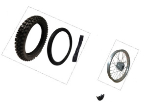 заднее колесо 18 алюмин