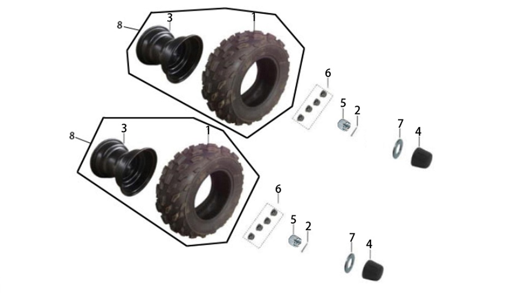 Заднее колесо