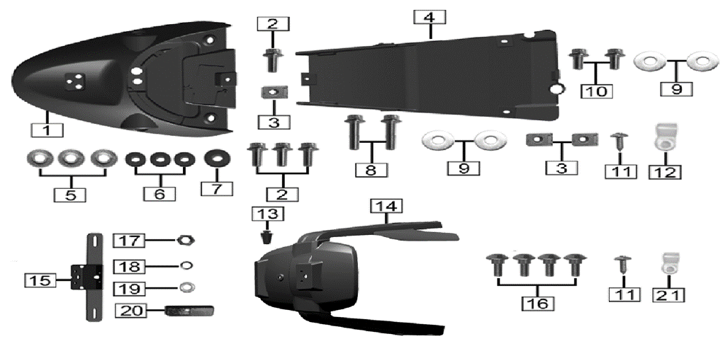 Заднее крыло
