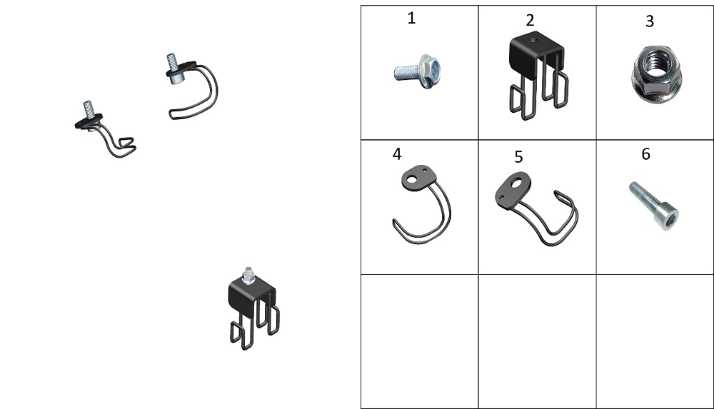 Кронштейн крепления электропроводки