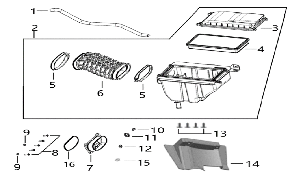 Корпус воздушного фильтра