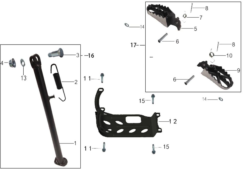 Подножки водителя