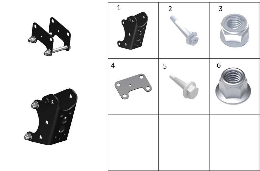 Кронштейн крепления двигателя