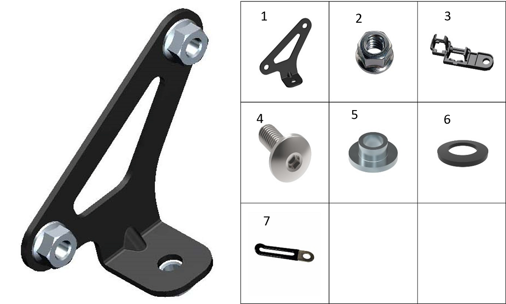 Кронштейн угольного фильтра