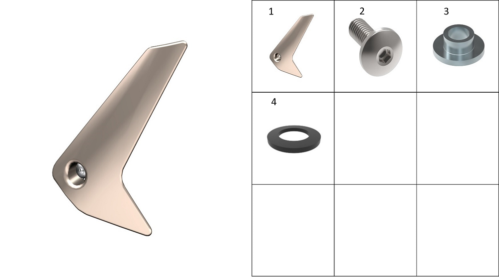Защита звездочки(золото)