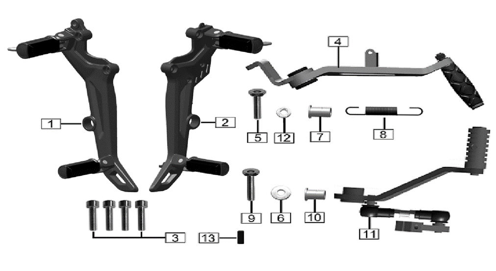 Подножки.Педали