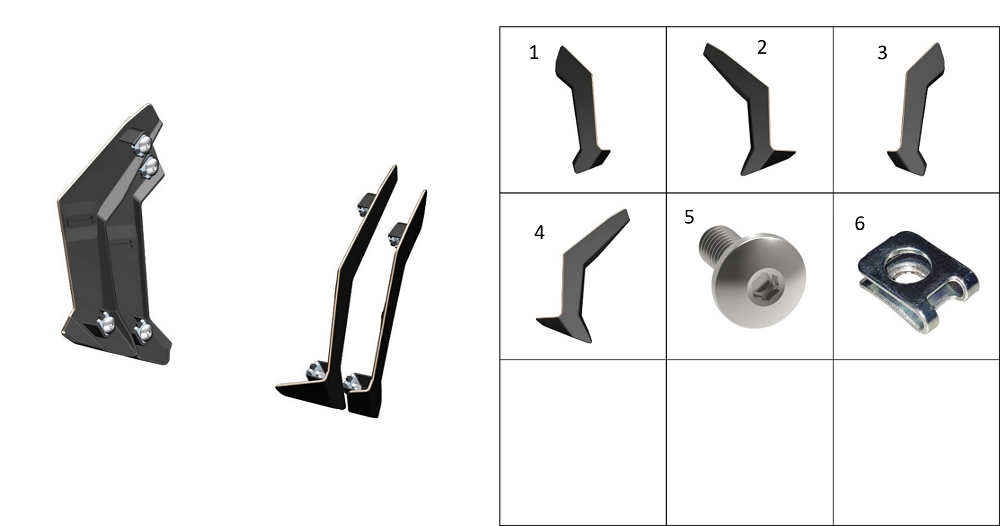 Декоративная накладка двигателя (темно-серый матовый)