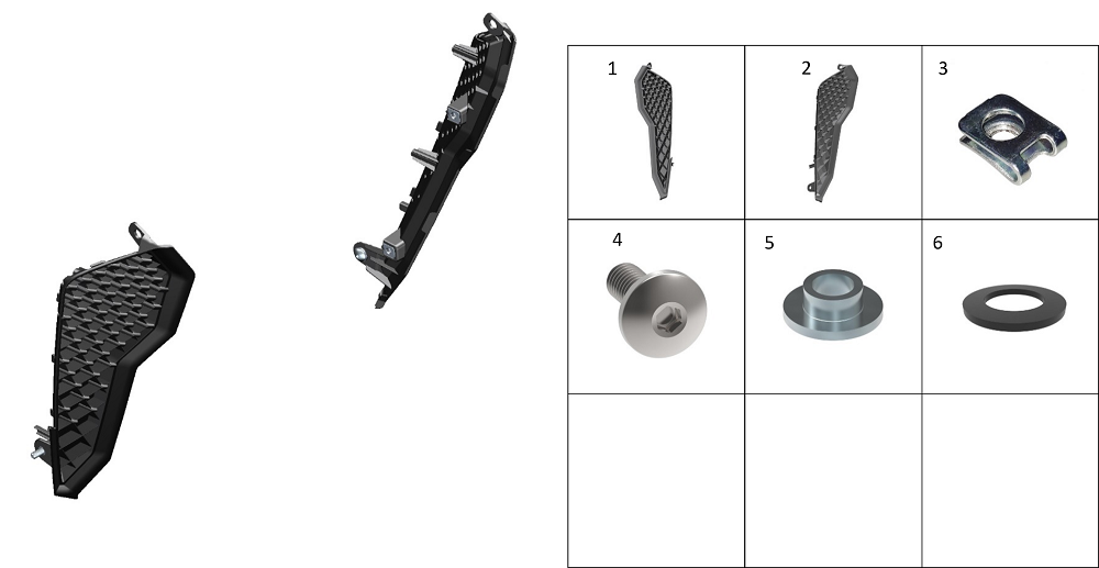 Декоративная решетка топливного бака