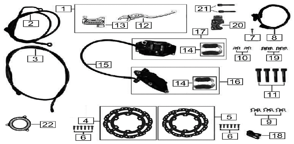 Передняя тормозная система