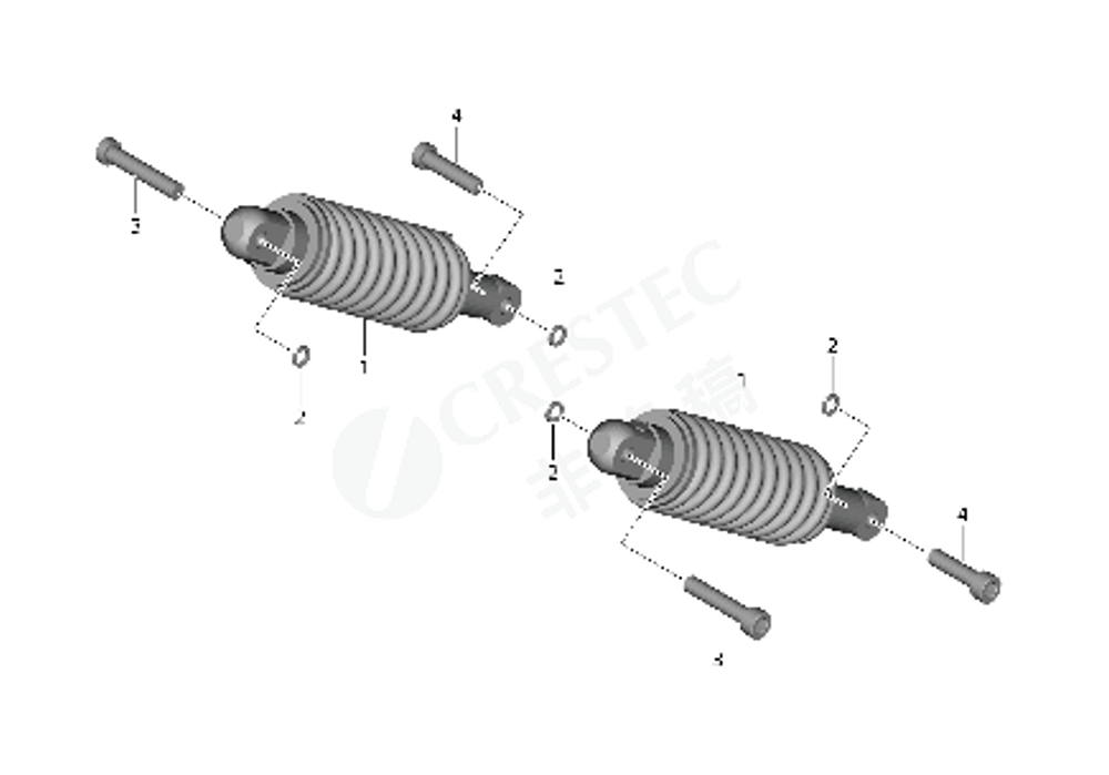 Амортизаторы задние