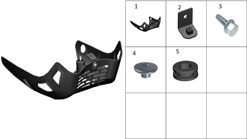 Нижняя декоративная накладка