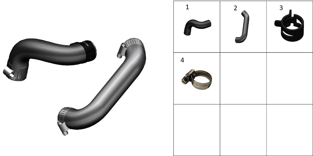 Патрубки системы охлаждения1