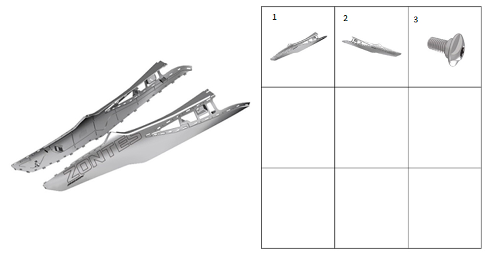 Облицовки боковые (серые)