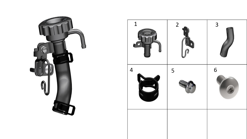 Заливная горловина радиатора
