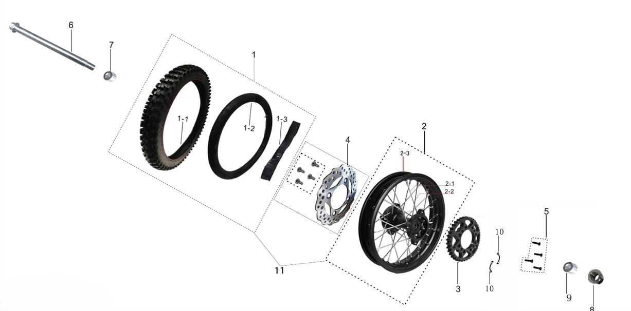 Заднее колесо