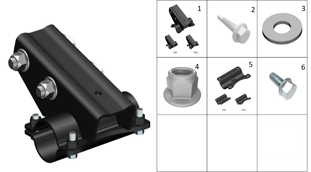 Кронштейн клетки защитной