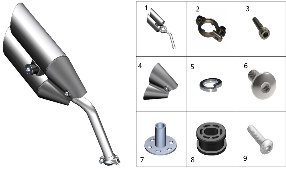 Труба глушителя