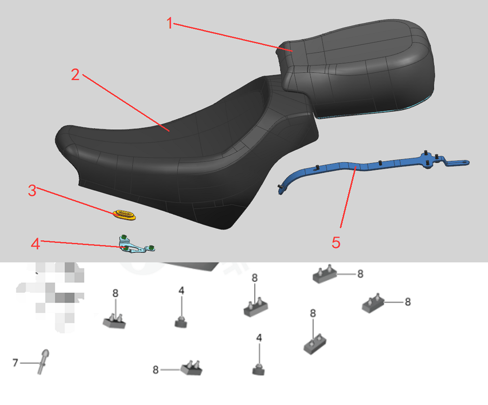 Сиденье водителя и пассажира