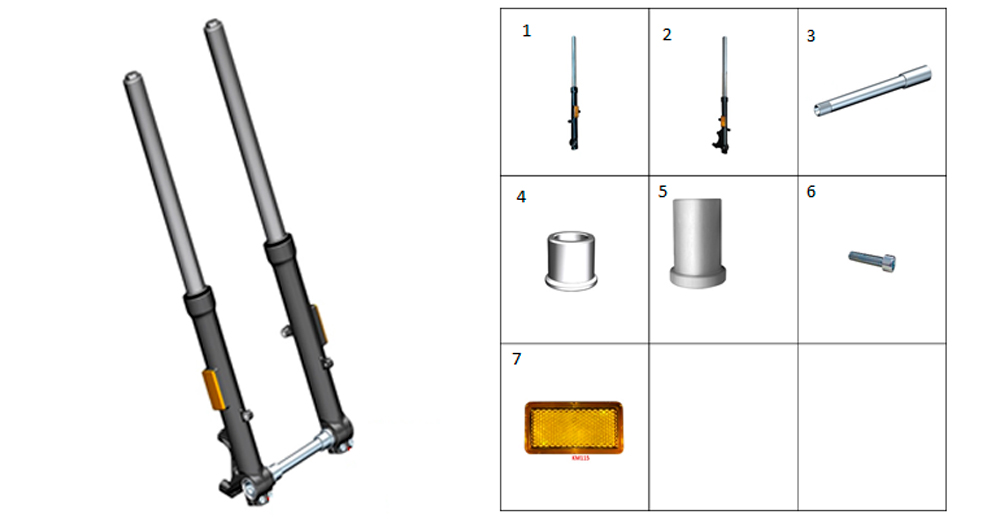 Амортизаторы передние