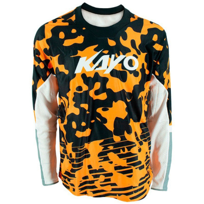Джерси KAYO EVOLUTION (серый/оранжевый/белый, M, 1560012-929-3412)