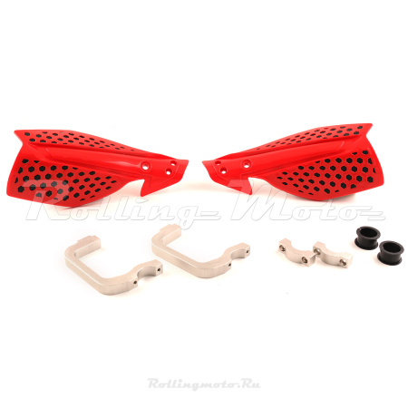 Защита рук MX (пара) HP26 SM-PARTS (красный, , 020184-123-2121)