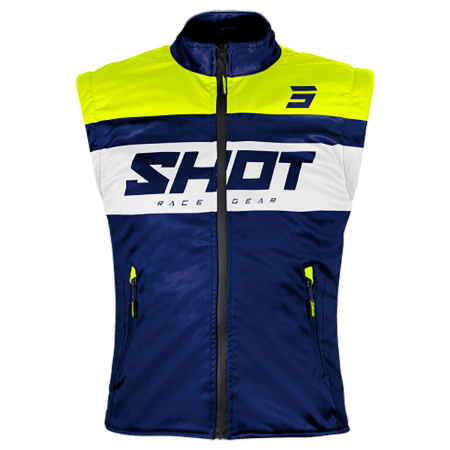Жилет SHOT BODYWARMER LITE (Hi-Vis желтый/синий/белый, 2XL, A08-15A1-A05-12)