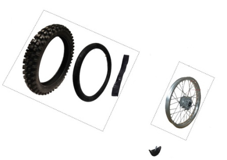 заднее колесо 18 алюмин