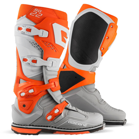 Мотоботы GAERNE SG-22 (оранжевый/белый/серый, 45, 3800303-808-8092)