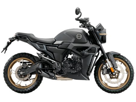 Мотоцикл ZONTES ZT200-G1 (4T ZT163ML EFI) 17/17 ПТС (черный/золотой, заводская упаковка, 1560537-796-5608)