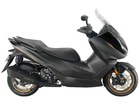 Максискутер ZONTES ZT350-E (ZT1P77MP EFI) 15/14 ПТС (черный, обрешетка, 1560537-796-7162)