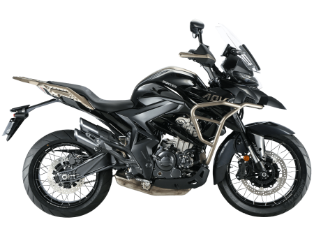 Мотоцикл ZONTES ZT350-T (4T ZT184MP EFI) 19/17 ПТС (черный, заводская упаковка, 1560537-796-4533)