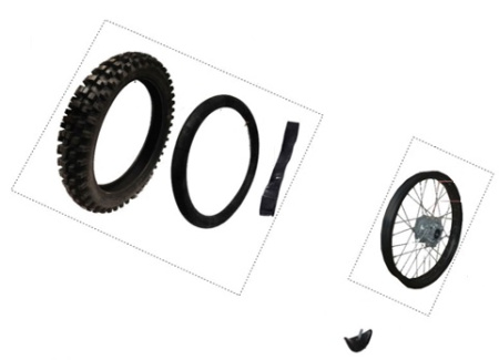 Заднее колесо К1L 18